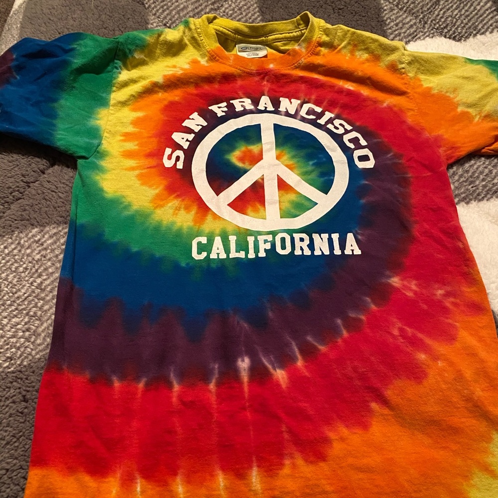 Tie Dye san fran shirt